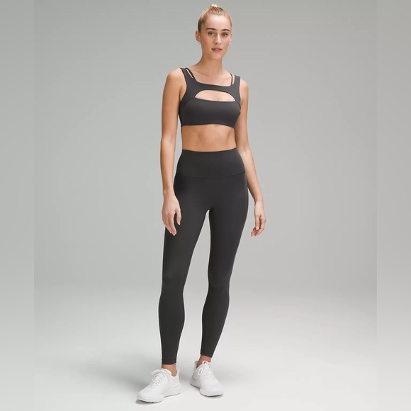 Wunder Train High-Rise Tight with Pockets 28" Graphite Grey Size 14 - Picture 4 of 5